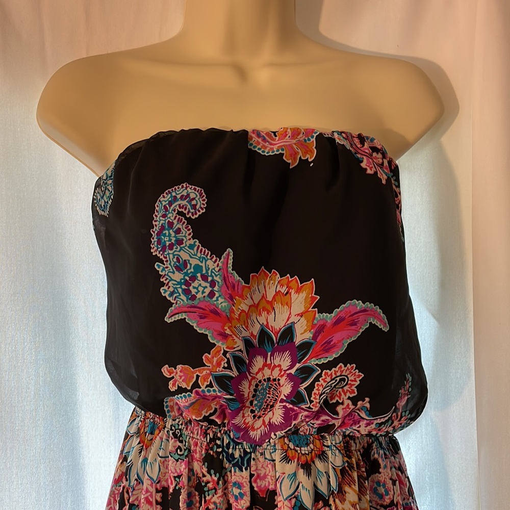 Express Black Maxi Dress with Light Lining, Size Medium - Picture 2 of 9